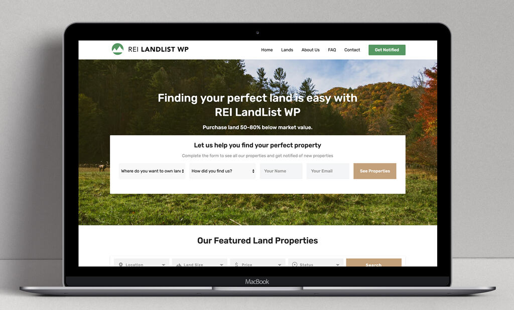 REI Conversion Get More Property Leads with our Wordpress Theme